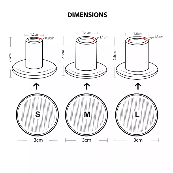 Heel stoppers- Pick your size- Delivery in 5-7days