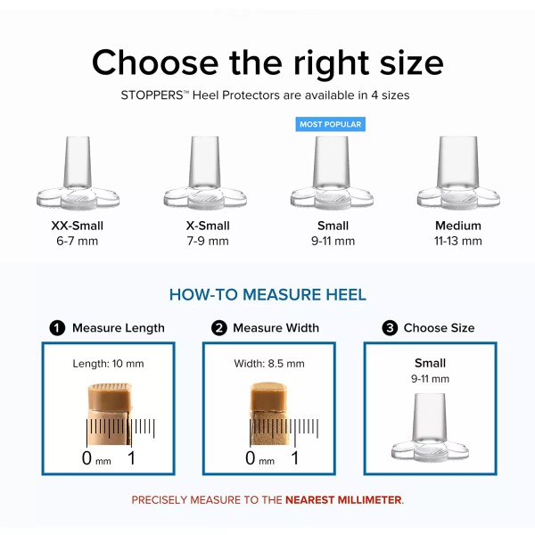 Heel stoppers- Flower shape