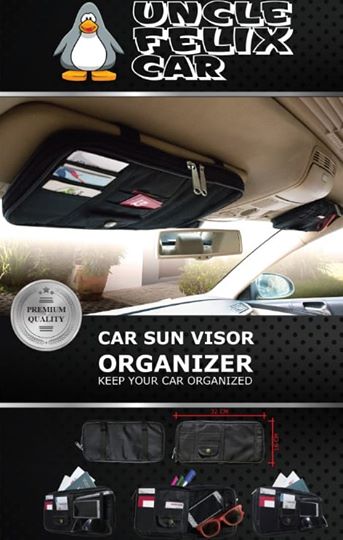 Uncle Felix - Sun Visor organizer